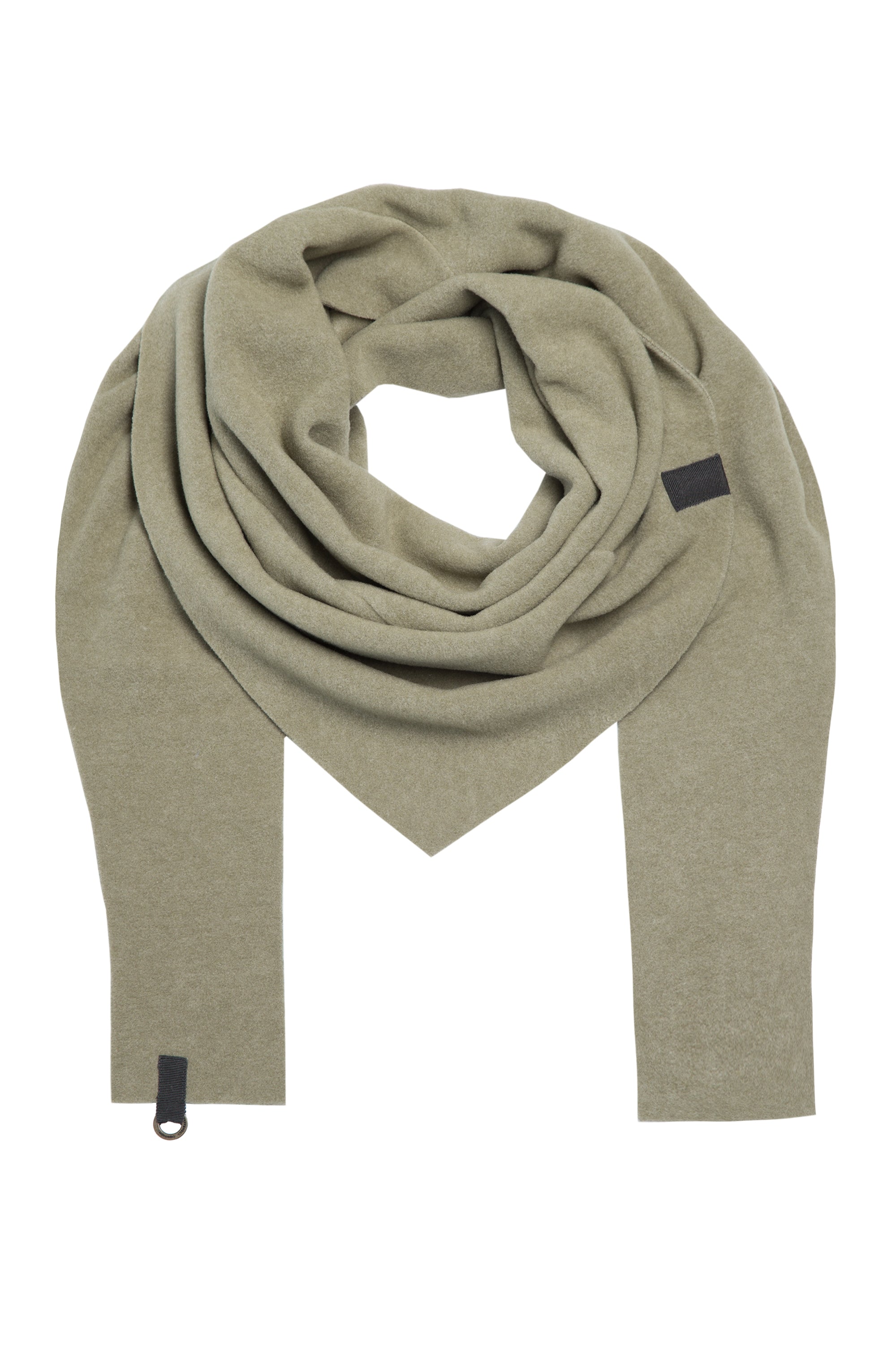 HENRIETTE STEFFENSEN COPENHAGEN DREIECKIGER SCHAL - 4051 SCARFS DUSTY GREEN 609