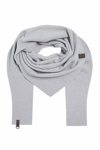 DREIECKIGER SCHAL - 4051 - GREY BLUE