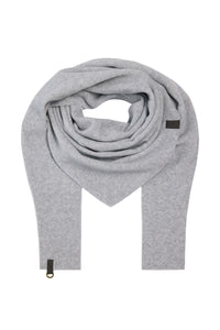 DREIECKIGER SCHAL - 4051 - LIGHT GREY