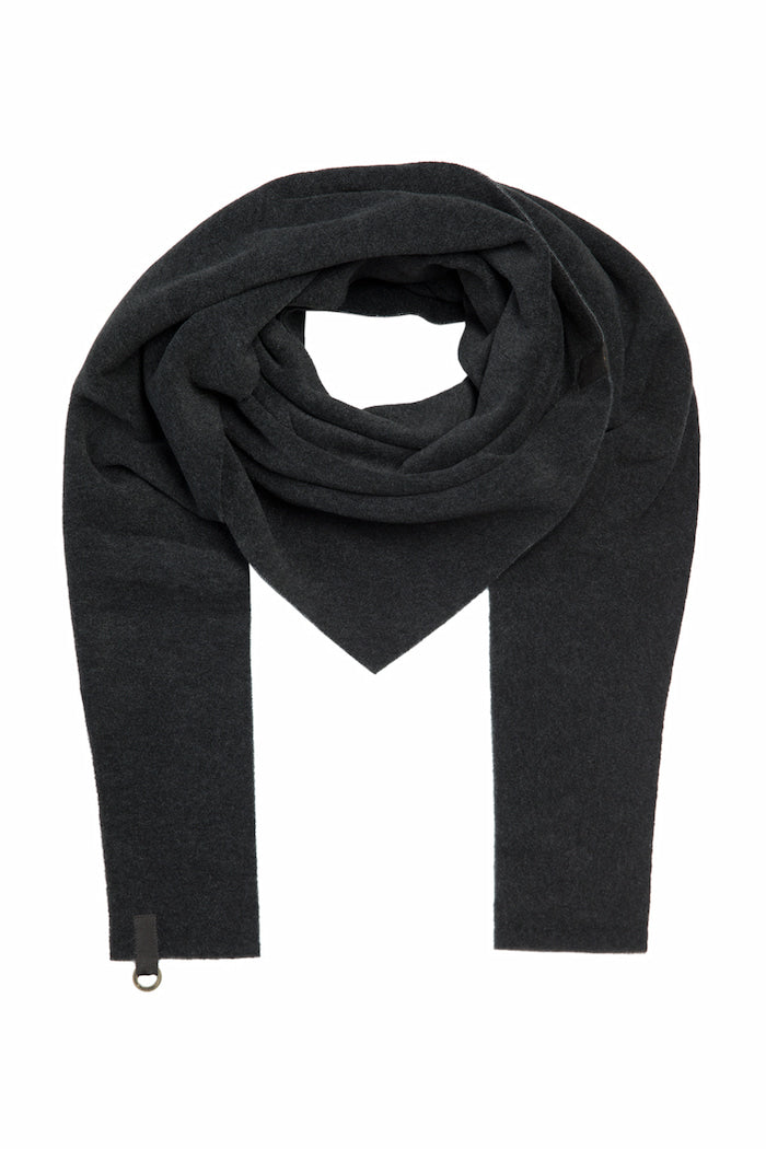 HENRIETTE STEFFENSEN COPENHAGEN DREIECKIGER SCHAL - 4051 SCARFS SOFT BLACK 914