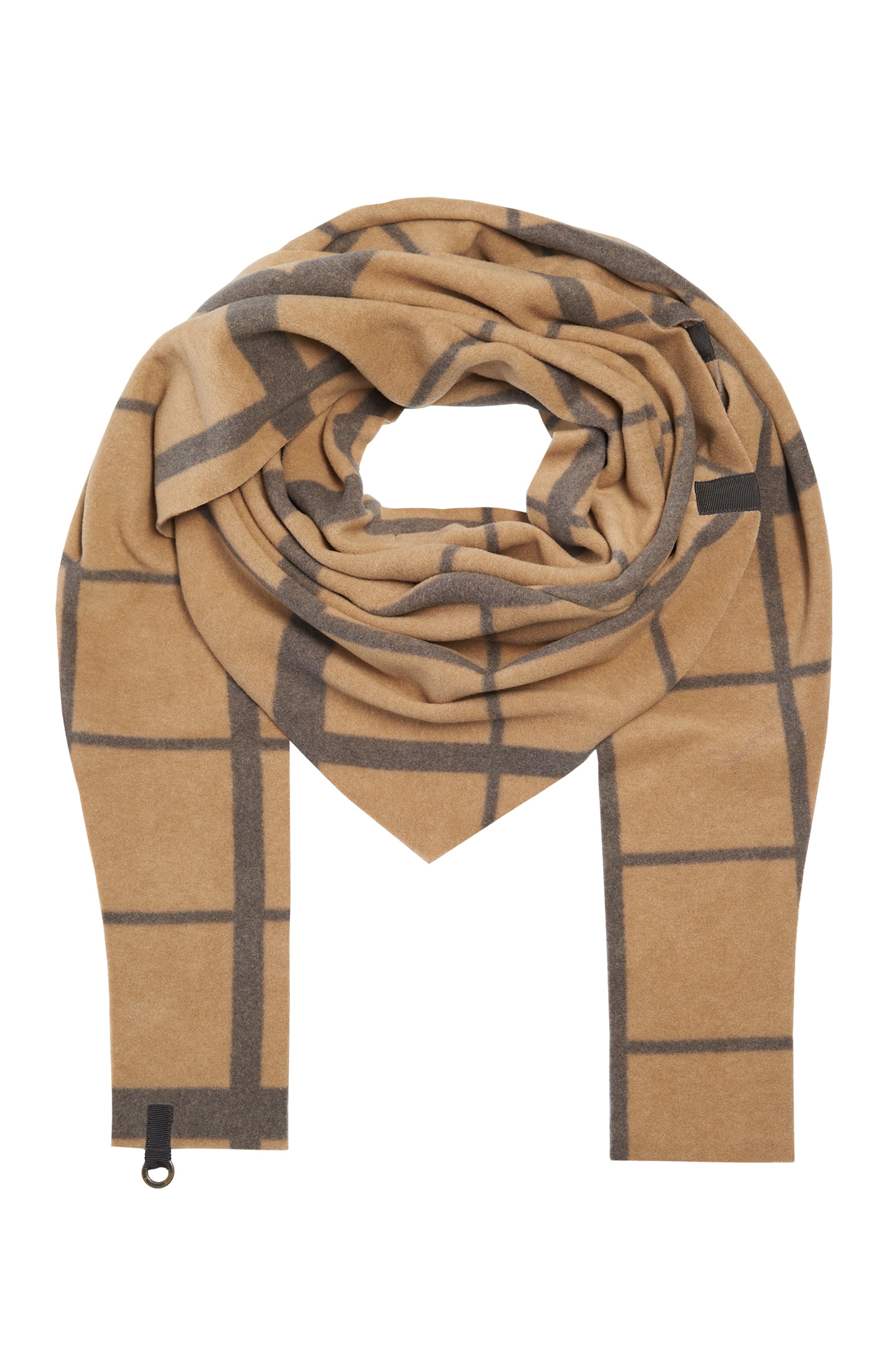 HENRIETTE STEFFENSEN COPENHAGEN DREIECKIGER SCHAL - 4051P SCARFS CLAN CHECK 114