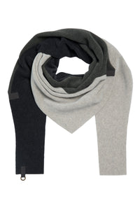 DREIECKIGER SCHAL NO WASTE - 4078NW - FORREST/SAND/SOFT BLACK