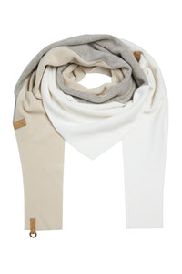 DREIECKIGER SCHAL NO WASTE - 4078NW - KIT/SAND/OFF WHITE