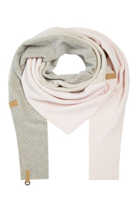 DREIECKIGER SCHAL NO WASTE - 4078NW - KIT/SOFT ROSE/SAND