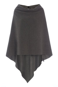 EXTRA GROSSER PONCHO - 4040 - BARK