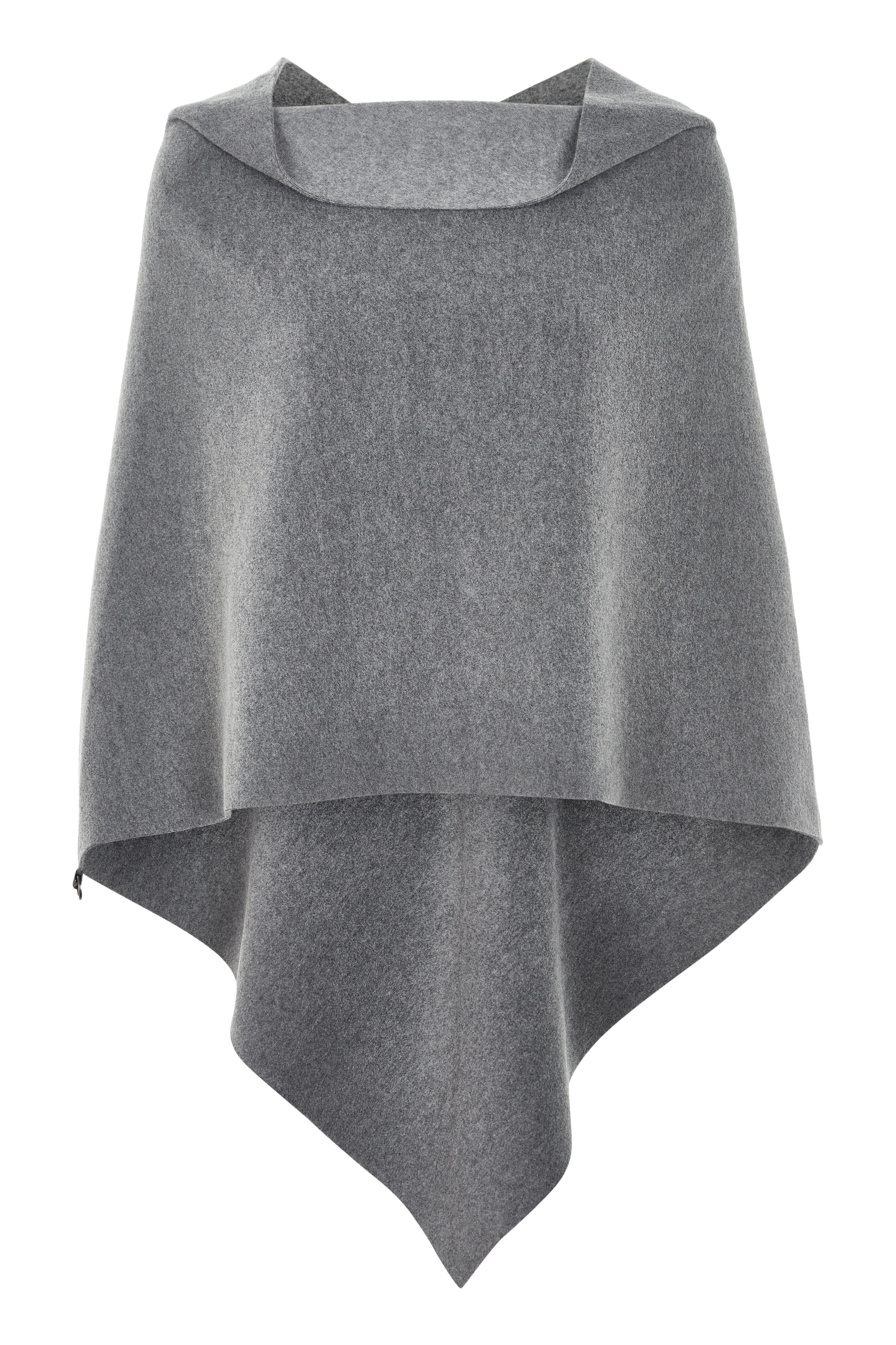 HENRIETTE STEFFENSEN COPENHAGEN EXTRA GROSSER PONCHO - 4040 PONCHOS GREY 905