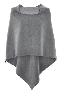 EXTRA GROSSER PONCHO - 4040 - GREY
