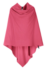 EXTRA GROSSER PONCHO - 4040 - PINK