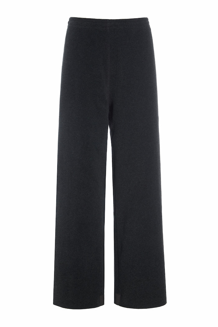 HENRIETTE STEFFENSEN COPENHAGEN FLARE HOSEN - 2117 BUKSER SOFT BLACK 914