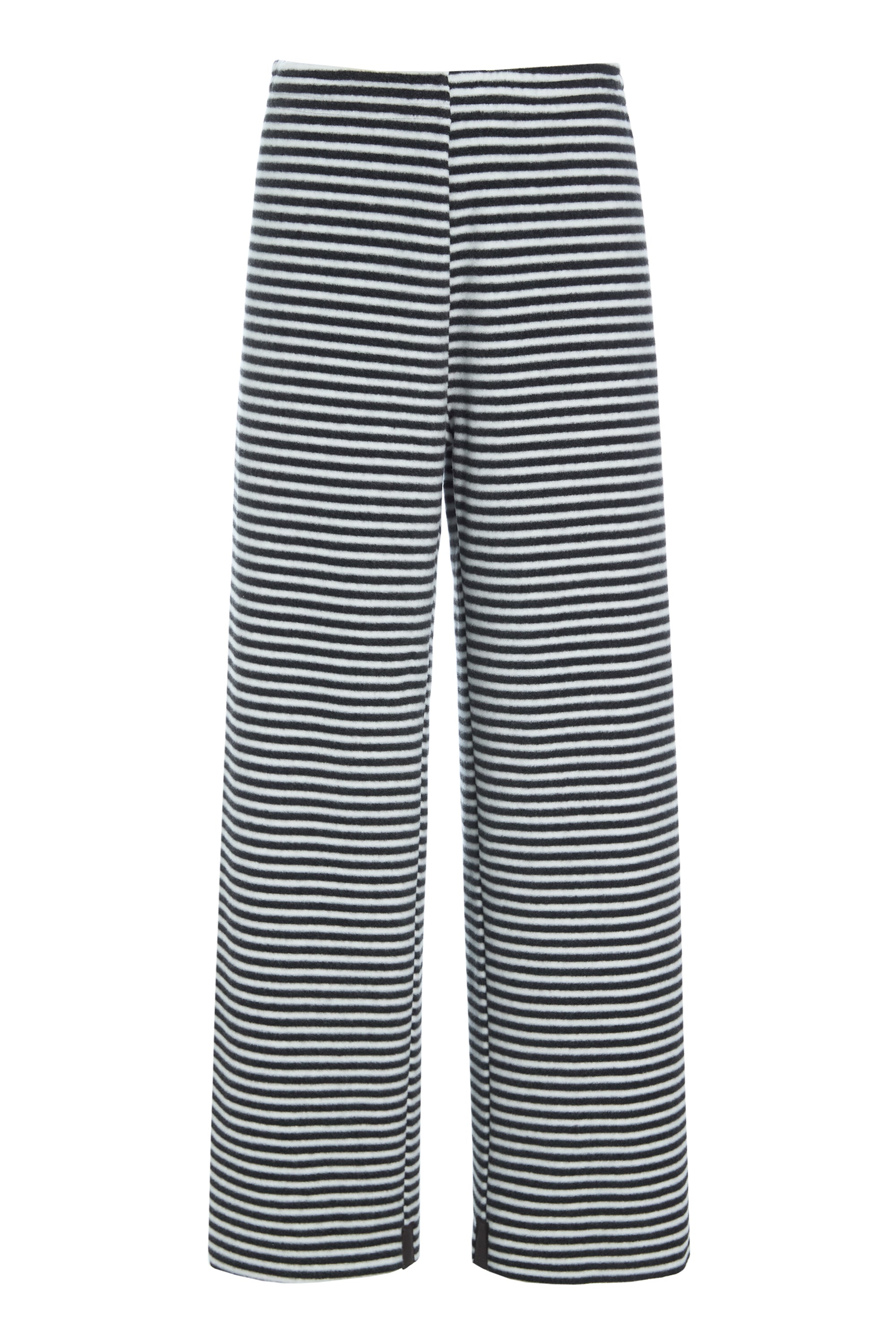 HENRIETTE STEFFENSEN COPENHAGEN FLARE HOSEN - 2117 BUKSER STRIPES B&W 673