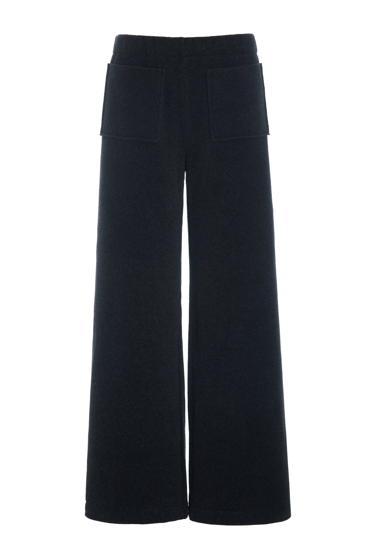 HENRIETTE STEFFENSEN COPENHAGEN FLARE HOSEN - 2125 BUKSER SOFT BLACK 914