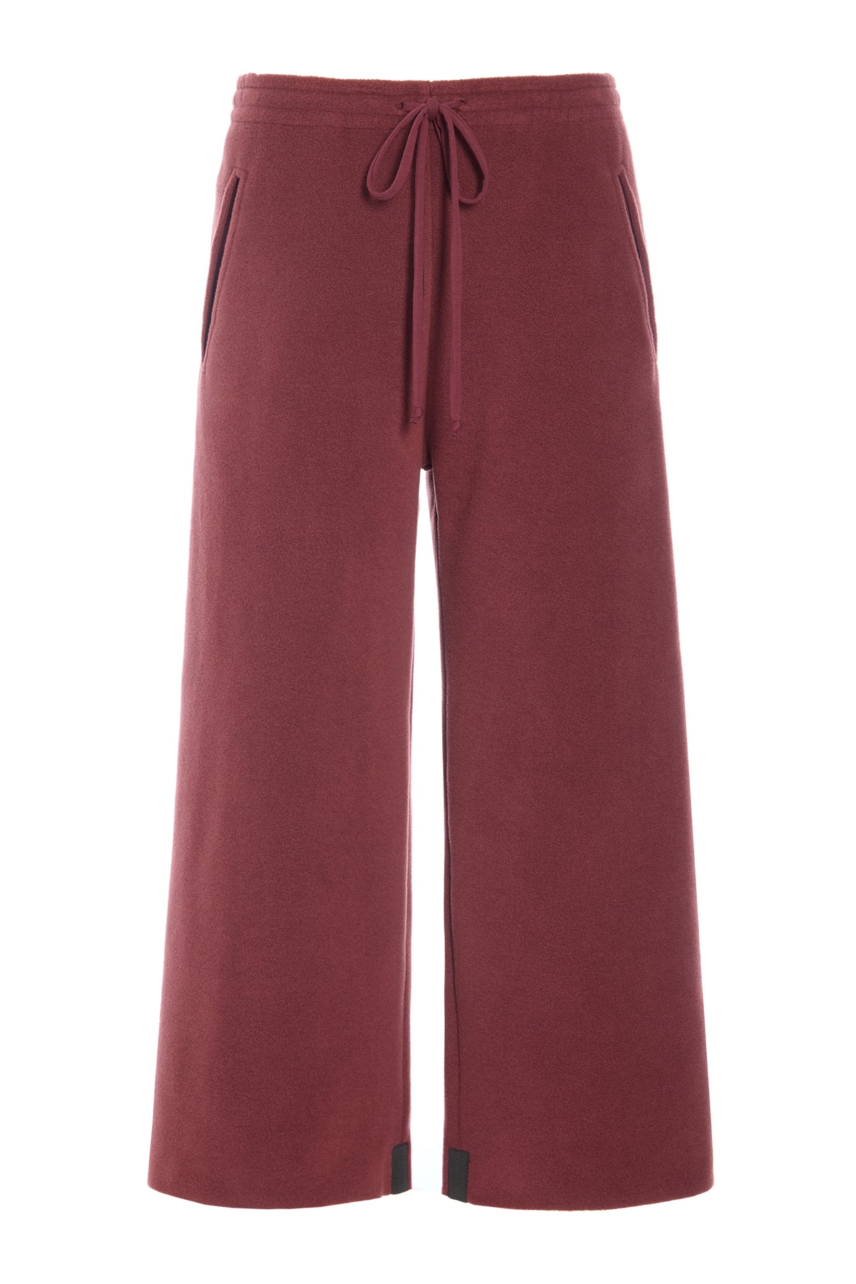 HENRIETTE STEFFENSEN COPENHAGEN FLARE HOSEN 3/4 LÄNGE - 2115 BUKSER BORDEAUX 474