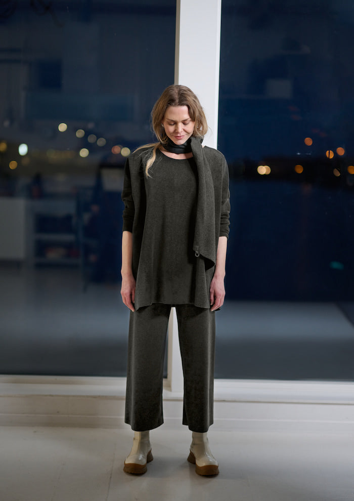 HENRIETTE STEFFENSEN COPENHAGEN FLARE HOSEN 3/4 LÄNGE - 2115 BUKSER FORREST 600