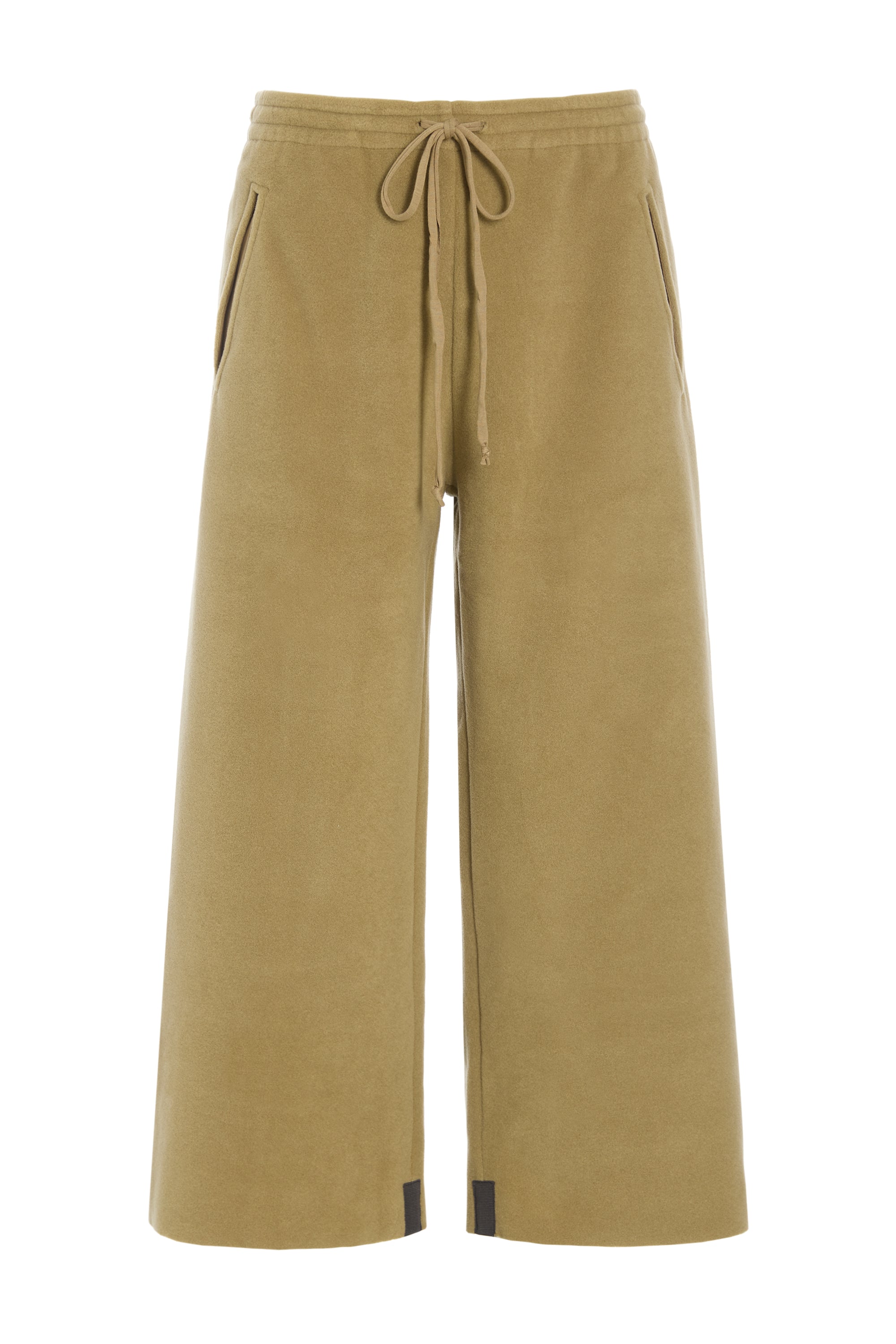 HENRIETTE STEFFENSEN COPENHAGEN FLARE HOSEN 3/4 LÄNGE - 2115 BUKSER OLIVE 655