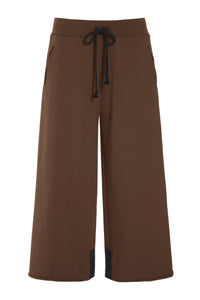 FLARE SWEAT HOSEN 3/4 - 72016 - CHOCOLATE
