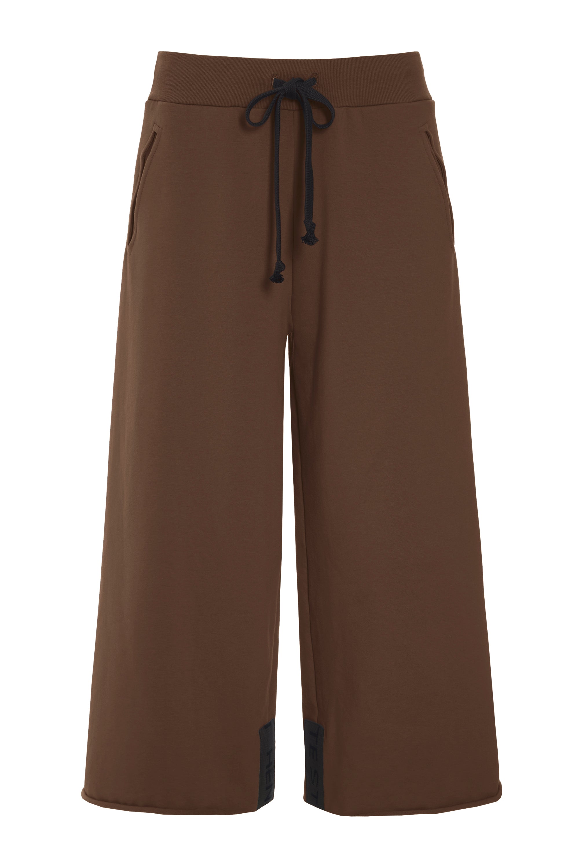 HENRIETTE STEFFENSEN COPENHAGEN FLARE SWEAT HOSEN 3/4 - 72016 BUKSER CHOKOLATE 844
