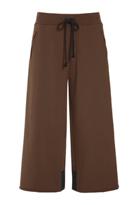 FLARE SWEAT HOSEN 3/4 - 72016 - CHOKOLATE