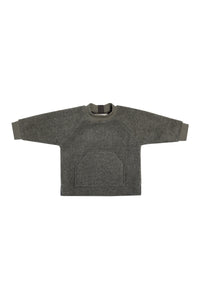 FLEECE BLOUSE POCKET BABY - 109 - BARK