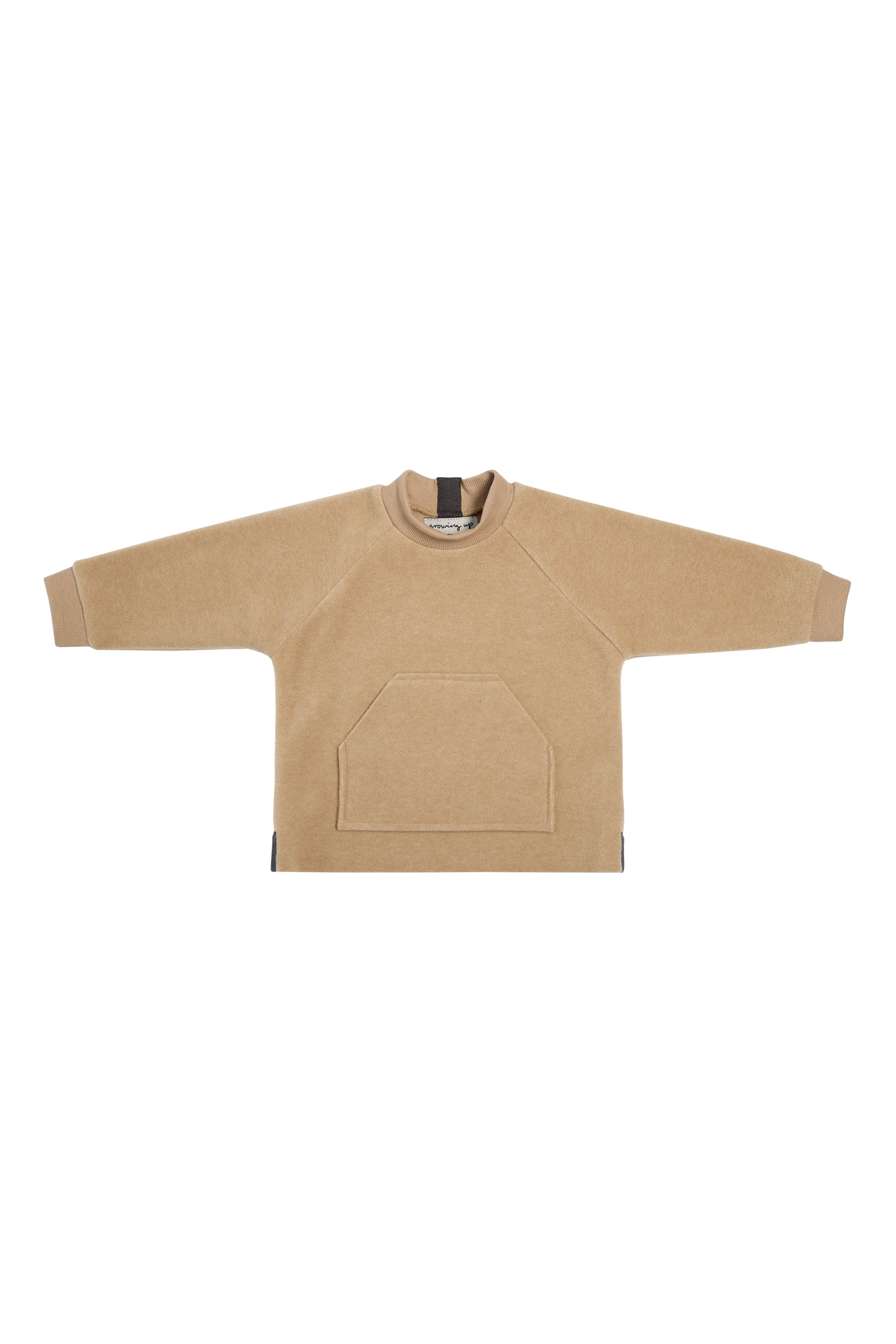 GROWING UP FLEECE BLOUSE POCKET BABY - 109 GU BLUSER CAMEL 815