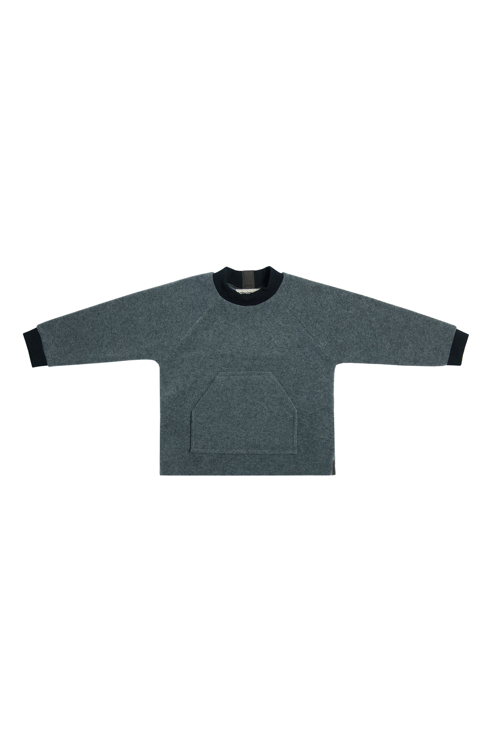 GROWING UP FLEECE BLOUSE POCKET TODDLER - 109 GU BLUSER GREY 905