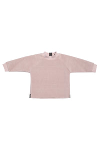 FLEECE BLUSE RUNDEM HALS BABY - 107 - NUDE/NUDE
