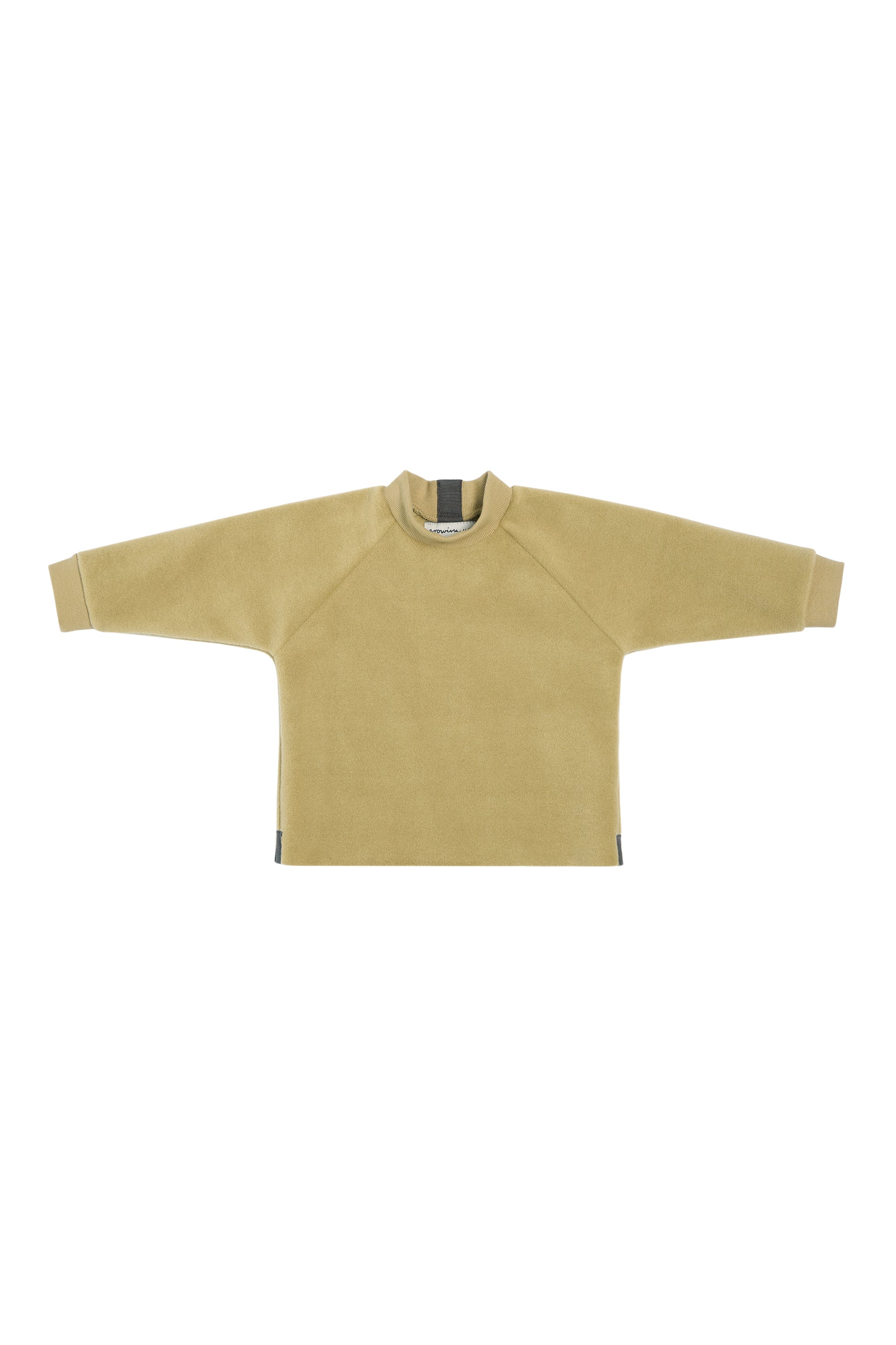 GROWING UP FLEECE BLUSE RUNDEM HALS BABY - 107 GU BLUSER OLIVE 655