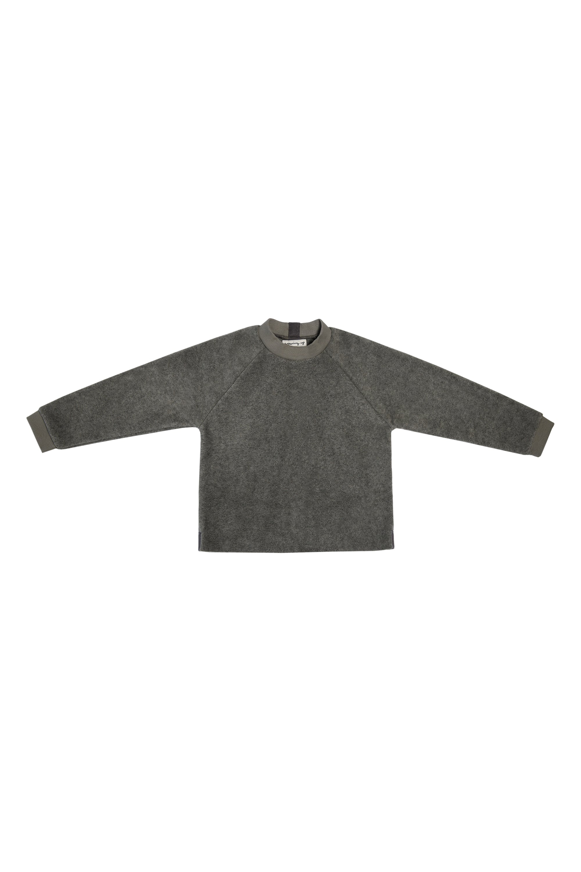 GROWING UP FLEECE BLUSE RUNDEM HALS CHILD - 107 GU BLUSER BARK 320