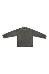 FLEECE BLUSE RUNDEM HALS CHILD - 107 - BARK