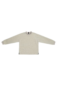 FLEECE BLUSE RUNDEM HALS CHILD - 107 - SAND