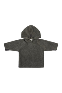 FLEECE KAPUZENBLUSE BABY - 108 - BARK