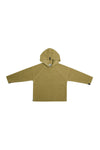 FLEECE KAPUZENBLUSE CHILD - 108 - OLIVE