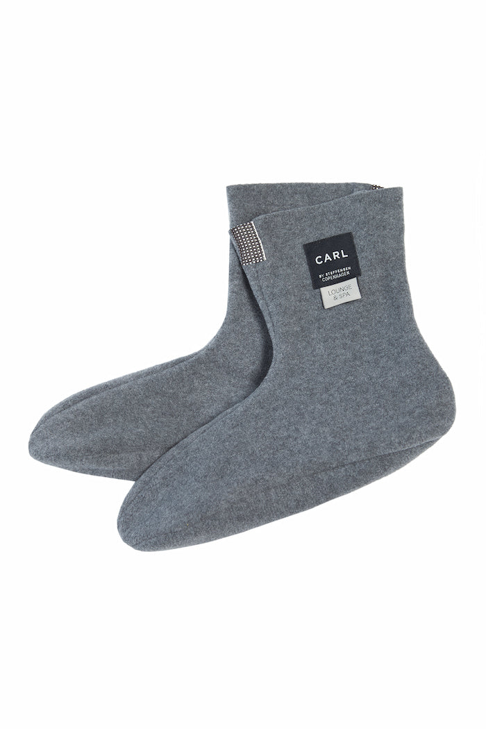 CARL BY STEFFENSEN COPENHAGEN FLEECE SOCKEN MANN - 2025C L & S ACCESSORIES GREY 905