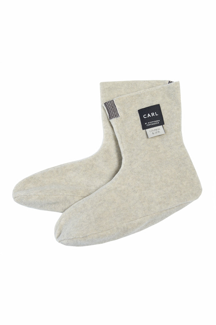 CARL BY STEFFENSEN COPENHAGEN FLEECE SOCKEN MANN - 2025C L & S ACCESSORIES SAND 805