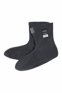 FLEECE SOCKEN MANN - 2025C - SOFT BLACK