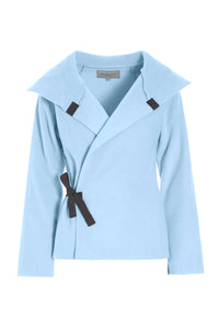 FLEECE WICKELCARDIGAN - 7146 - BABY BLUE