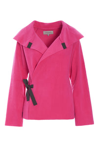 FLEECE WICKELCARDIGAN - 7146 - PINK