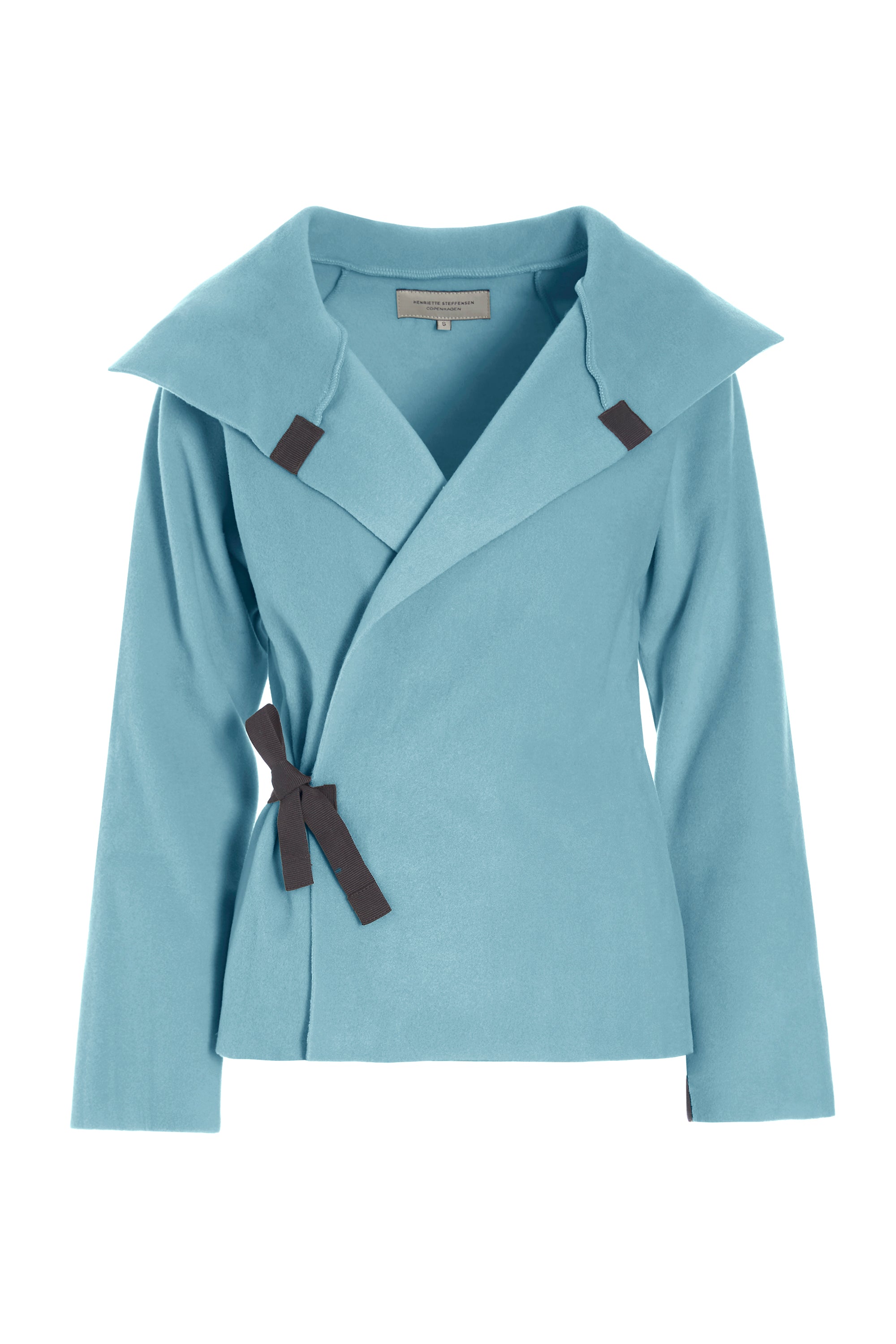 HENRIETTE STEFFENSEN COPENHAGEN FLEECE WICKELCARDIGAN - 7146 CARDIGANS SALVIE 670