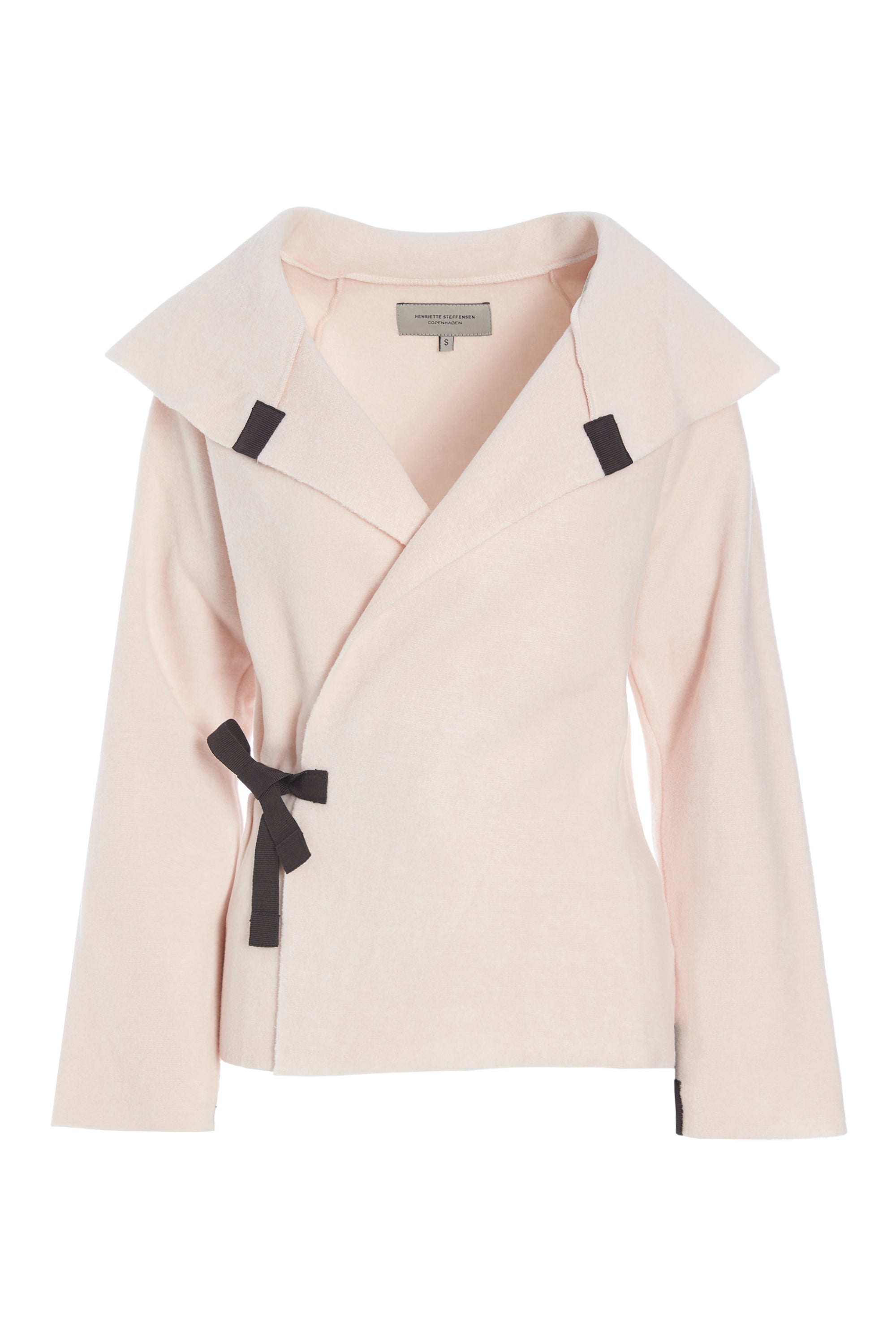 HENRIETTE STEFFENSEN COPENHAGEN FLEECE WICKELCARDIGAN - 7146 CARDIGANS SOFT ROSE 412