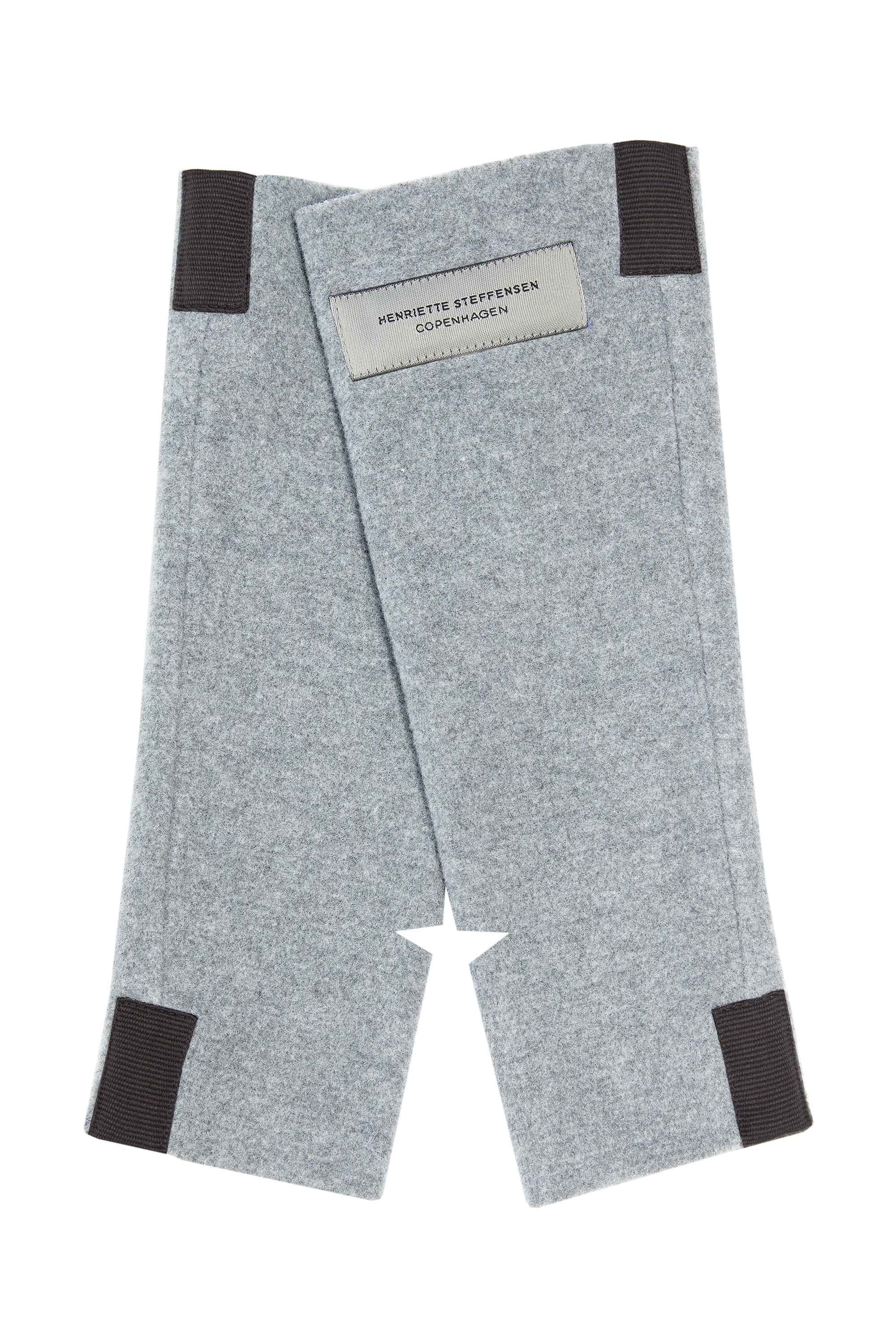 HENRIETTE STEFFENSEN COPENHAGEN HANDGELENK-WÄRMER - 6022 WRIST WARMERS LIGHT GREY 876