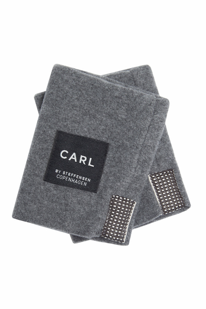 CARL BY STEFFENSEN COPENHAGEN HANDGELENKSWÄRMER MÂNNER - 6024C L & S ACCESSORIES GREY 905