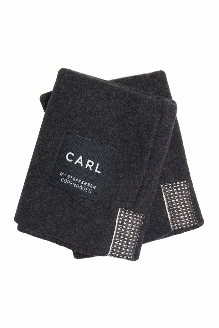 CARL BY STEFFENSEN COPENHAGEN HANDGELENKSWÄRMER MÂNNER - 6024C L & S ACCESSORIES SOFT BLACK 914