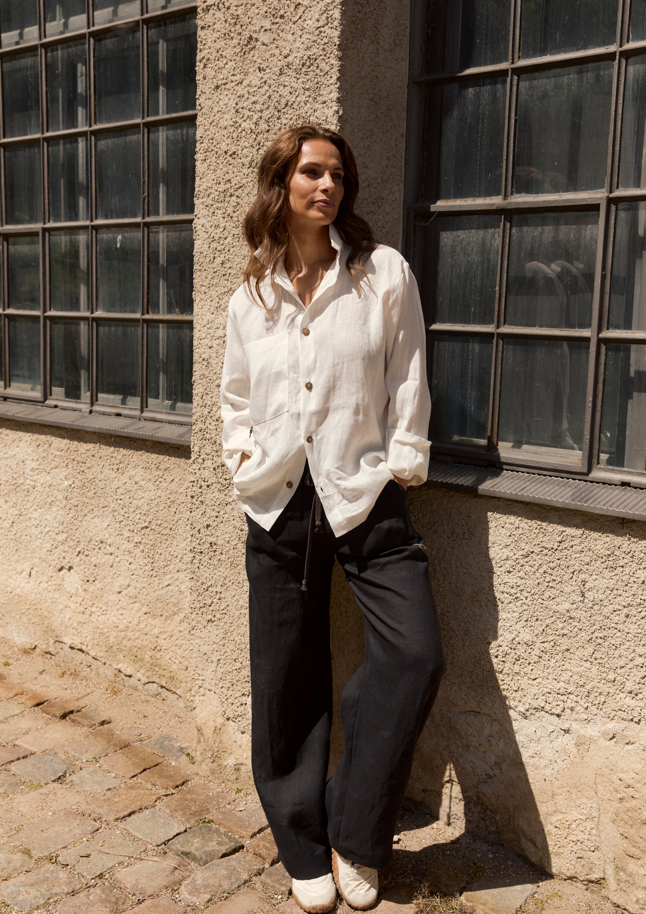 HENRIETTE STEFFENSEN COPENHAGEN HEMD - 81000 SKJORTE IVORY 888