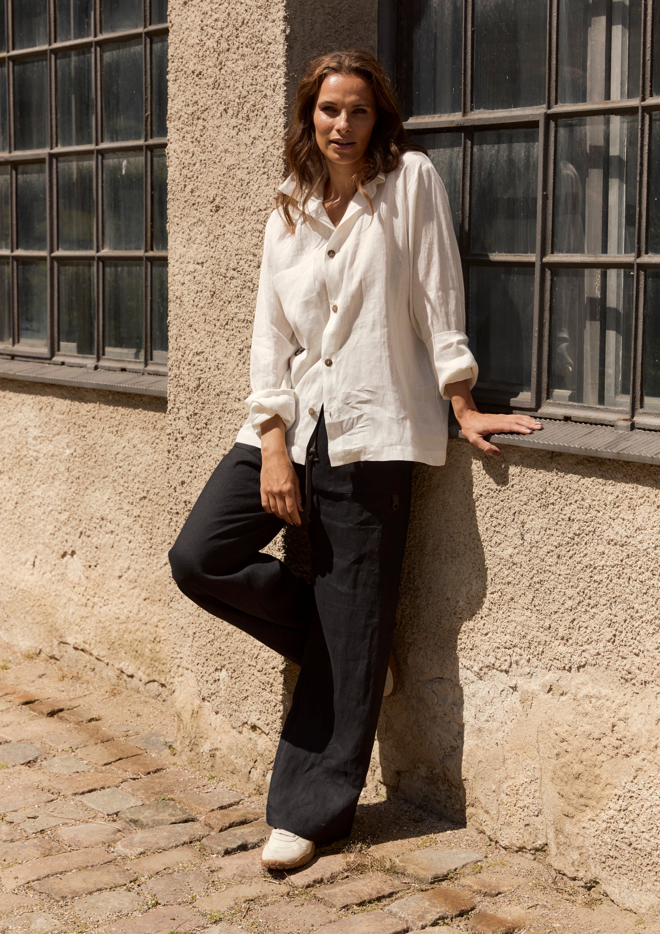 HENRIETTE STEFFENSEN COPENHAGEN HEMD - 81000 SKJORTE IVORY 888