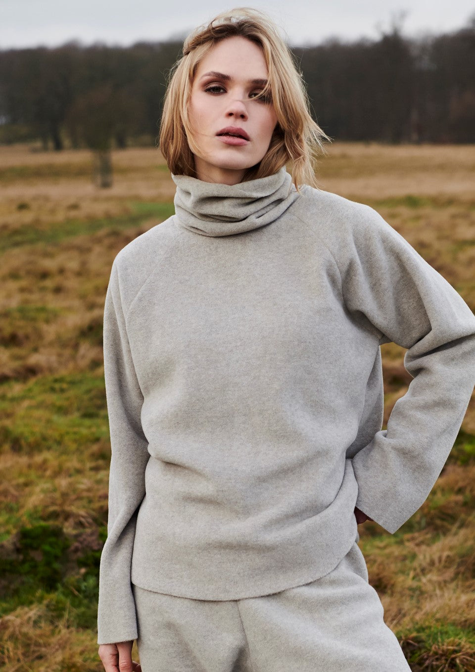 HENRIETTE STEFFENSEN COPENHAGEN HOHE HALSBLÜTE - 1307 BLUSER SAND 805