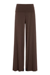 HOSE MIT FALTEN AN DER TAILLE - 99016 - CHOCOLATE