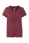 HS FLOWER - 96107 - BORDEAUX