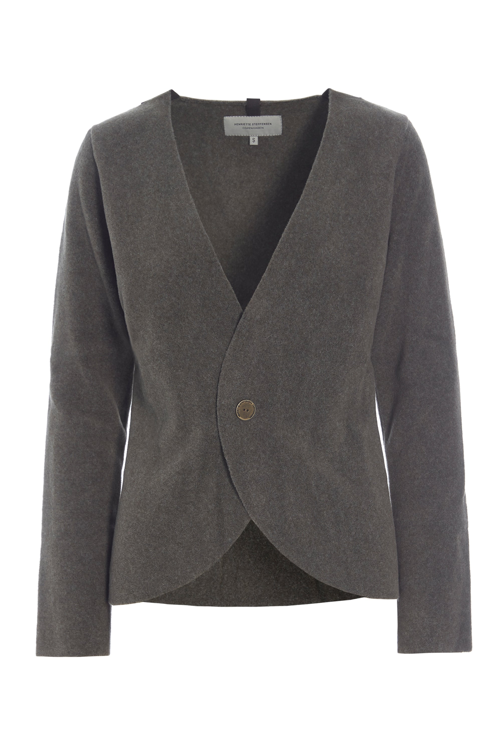 HENRIETTE STEFFENSEN COPENHAGEN JACKE - 7147 CARDIGANS BARK 320