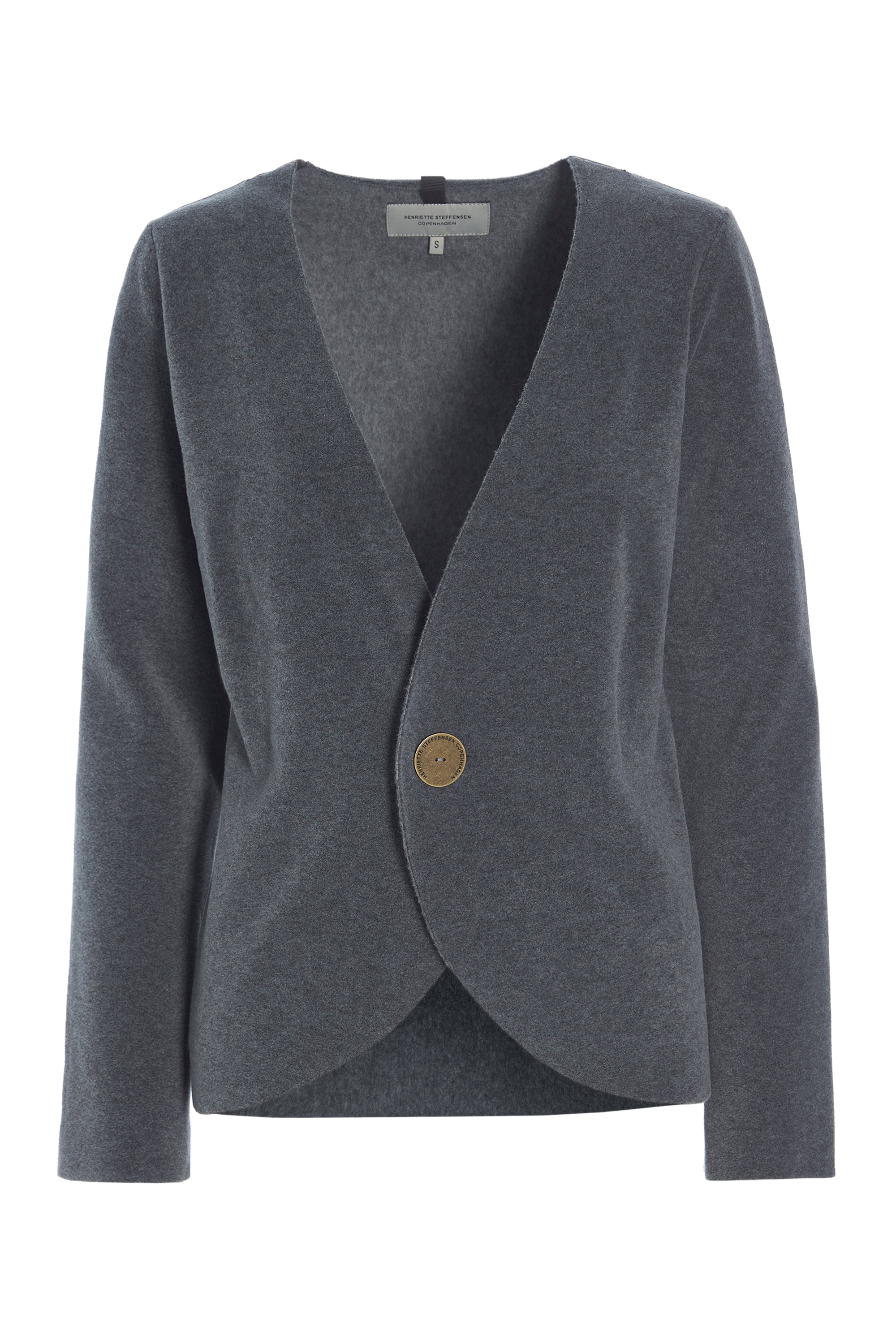 HENRIETTE STEFFENSEN COPENHAGEN JACKE - 7147 CARDIGANS GREY 905
