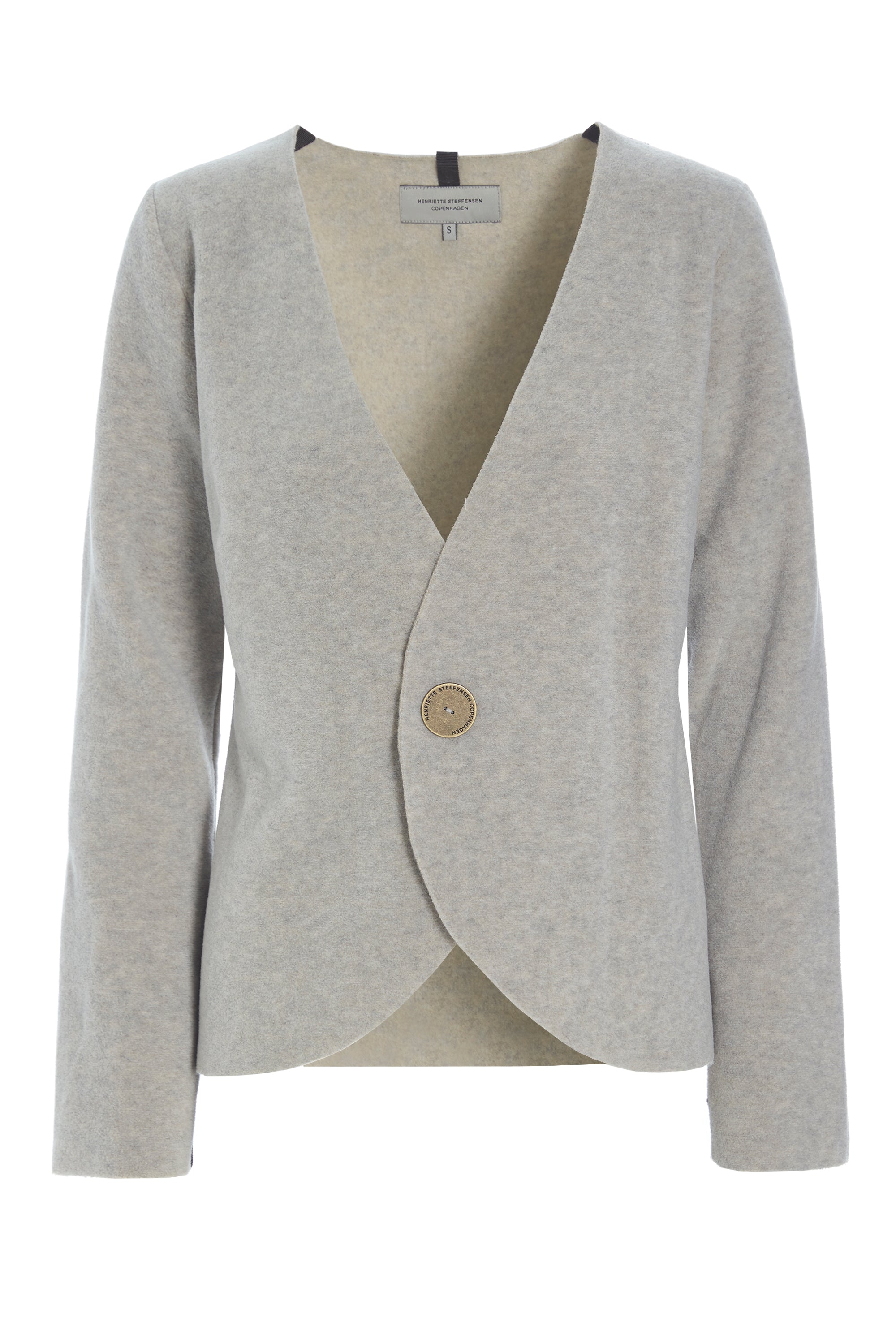 HENRIETTE STEFFENSEN COPENHAGEN JACKE - 7147 CARDIGANS SAND 805