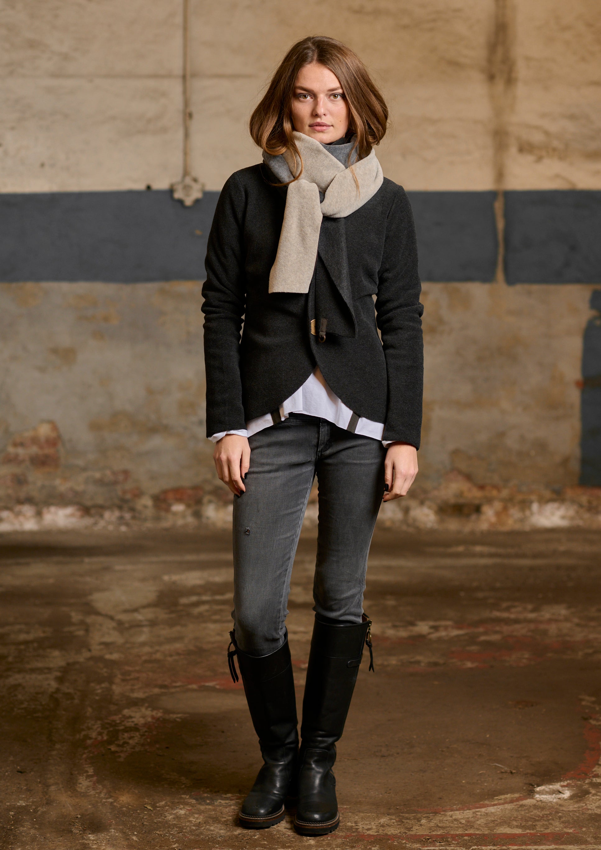 HENRIETTE STEFFENSEN COPENHAGEN JACKE - 7147 CARDIGANS SOFT BLACK 914